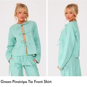 Green PLT Pinstripe Set